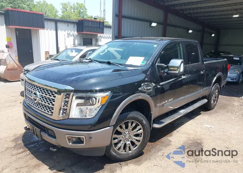 2018 Nissan Titan Xd Platinum Reserve Diesel from USA, damaged, VIN 1N6BA1F40JN529004